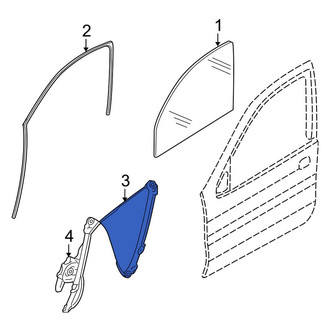 BMW OE - Front Left Window Regulator