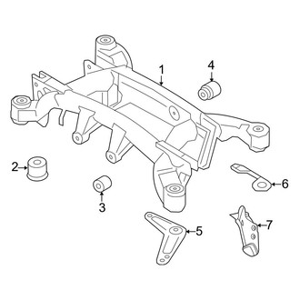 BMW OE - Rear Suspension - Suspension Mounting (FULL HYBRID EV-GAS (FHEV))