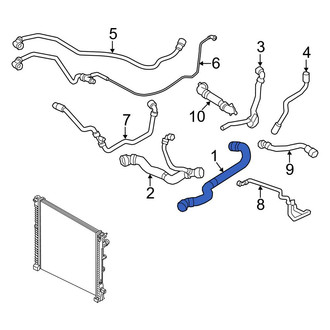 BMW OE - Upper Radiator Coolant Hose