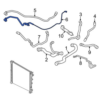 BMW OE - Turbocharger Coolant Return Line