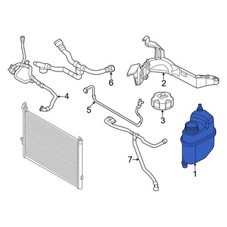 BMW OE - Turbocharger Coolant Reservoir