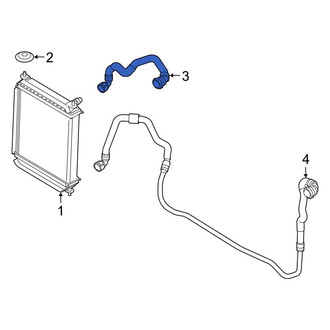 BMW OE - Upper Radiator Coolant Hose