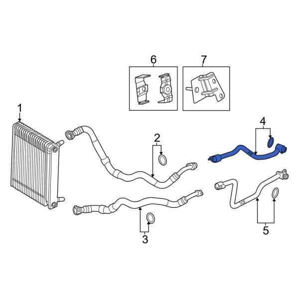 Engine Oil Cooler Line