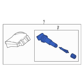 BMW OE - Tire Pressure Monitoring System (TPMS) Sensor Service Kit