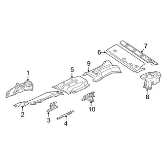 BMW OE - Exhaust System - Heat Shields (xDrive40i)