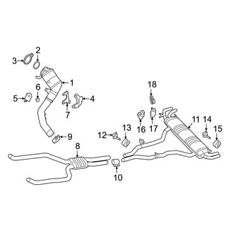 BMW OE - Exhaust System (M50i / xDrive50i)