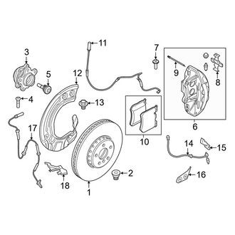 BMW OE - Front Suspension - Brake Components (374 x 36)