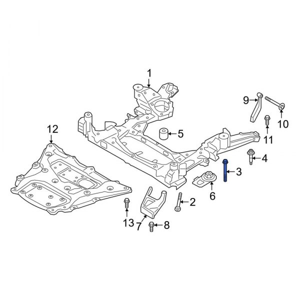 Suspension Crossmember Bolt