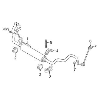 BMW OE - Front Suspension - Stabilizer Bar & Components (With Adaptive Suspension), (M / M Competition / M50i / xDrive40i / xDrive50i)