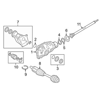 BMW OE - Front Suspension - Carrier & Front Axles (AWD)