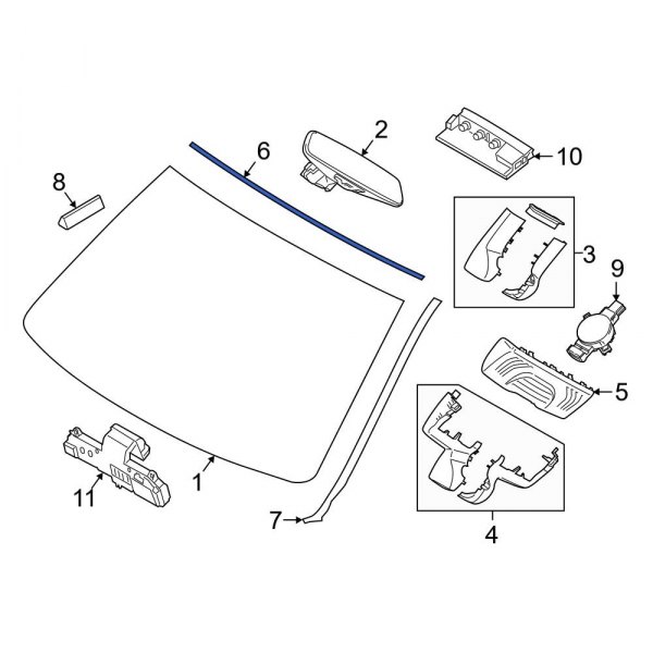 Windshield Molding