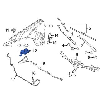 BMW X7 OEM Wiper Blade & Washer Parts