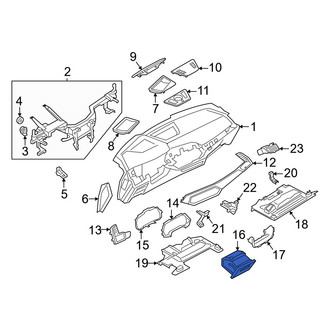 BMW OE - Instrument Panel Storage Compartment