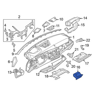 BMW OE - Instrument Panel Storage Compartment