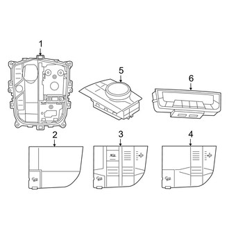 BMW OE - Center Console (Control Panel & Switches), (sDrive40i / xDrive40i)
