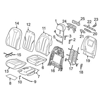 BMW OE - Seats & Tracks - Passenger Seat Components (Seat)