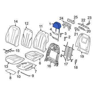 BMW OE - Front Left Headrest