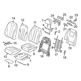 BMW OE - Seats & Tracks - Driver Seat Components (Seat)