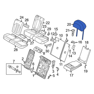 BMW OE - Rear Headrest