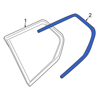 BMW OE - Rear Left Quarter Panel Reveal Molding