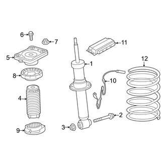 BMW OE - Rear Suspension - Struts & Components (W/O Air Suspension)