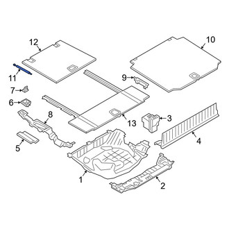BMW OE - Truck Bed Storage Box Lid Lift Support