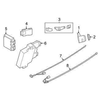 BMW OE - Rear Bumper - Electrical Components (With M Type), (M60i / sDrive40i / xDrive40i)