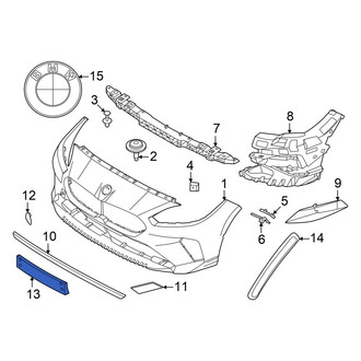 BMW OE - Front License Plate Bracket