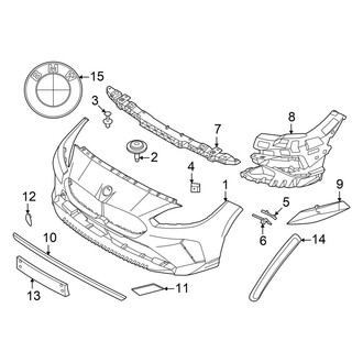 BMW OE - Front Bumper & Grille - Bumper & Components (Bumper Cover & Trim)