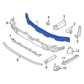 BMW OE - Front Upper Bumper Impact Bar