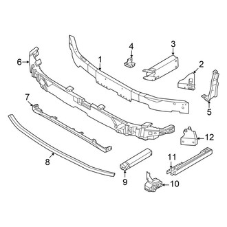 BMW OE - Front Bumper & Grille - Bumper & Components (Bumper Support)