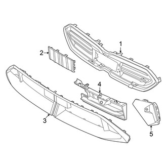 BMW OE - Front Bumper & Grille - Grille & Components