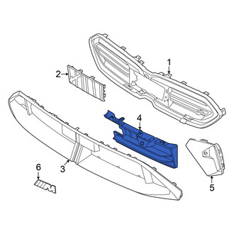 BMW OE - Front Left Lower Inner Grille