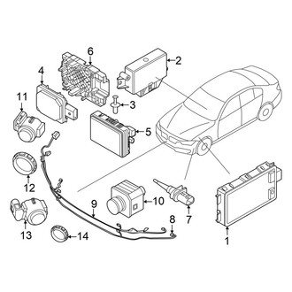 BMW OE - Front Bumper & Grille - Electrical Components