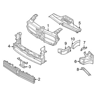 BMW OE - Radiator Support - Air Intake