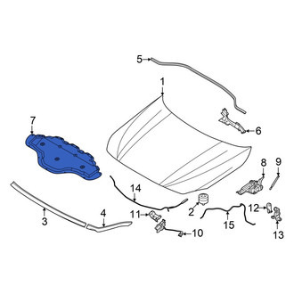 BMW OE - Hood Insulation Pad