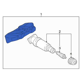 BMW OE - Tire Pressure Monitoring System (TPMS) Sensor