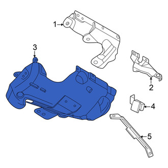 BMW OE - Lower Turbocharger Mount Heat Shield