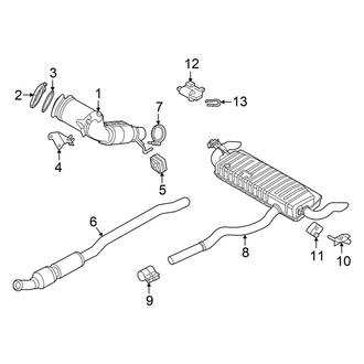 BMW OE - Exhaust System - Exhaust Components