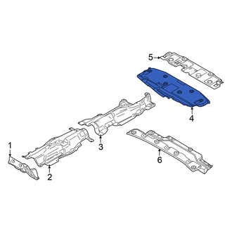 BMW OE - Center Rear Floor Pan Heat Shield
