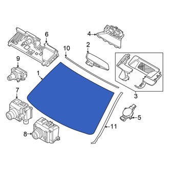 BMW OE - Front Windshield
