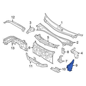 BMW OE - Front Left Cowl Side Panel
