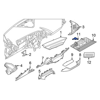 BMW OE - Radio Speaker Bracket