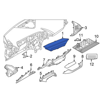 BMW OE - Center Instrument Panel Molding