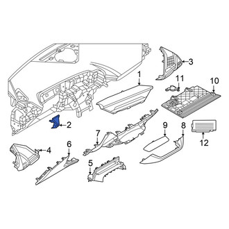 BMW OE - Center Instrument Panel Molding