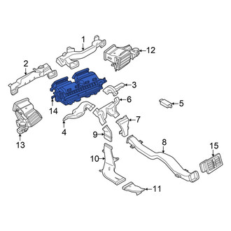 BMW OE - Front Center Dashboard Air Vent