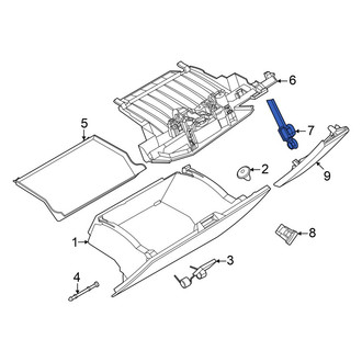 BMW OE - Front Glove Box Support