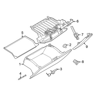BMW OE - Instrument Panel - Glove Box