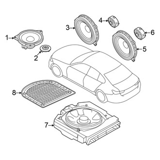 BMW OE - Instrument Panel - Sound System (Speakers)