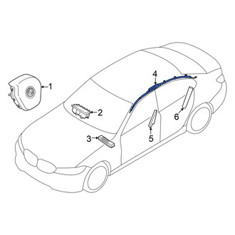 BMW OE - Left Curtain Air Bag